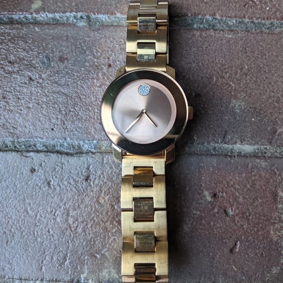 Movado BOLD Rose Gold Watch - Picture 1 of 3